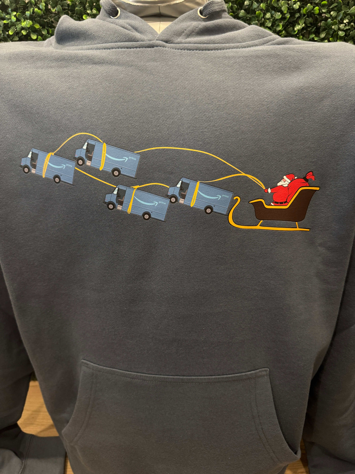 Amazon Driver Warehouse Flex Dsp Hoodie Hooded Sweatshirt Christmas Holiday